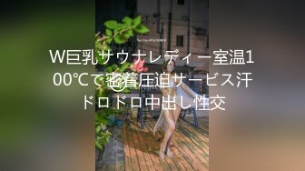 W巨乳サウナレディー室温100℃で密着圧迫サービス汗ドロドロ中出し性交